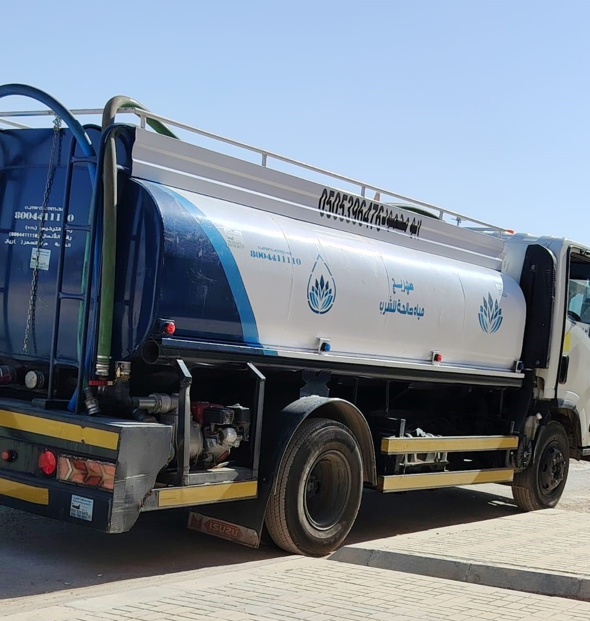 وايت ماء بالرياض 6 طن صهريج توصيل مياه